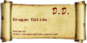 Dragan Dalida névjegykártya